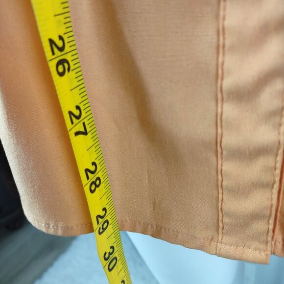 Apostrophe Women’s Orange, Button Up, Sleeveless, Lightweight Blouse Size 16W - Picture 7 of 11
